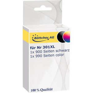 Produktbild für Tinte Böttcher-AG für HP 301XL Multipack