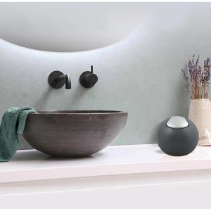 Produktbild für Mülleimer Spirella Bowl, 10.20375, grau matt