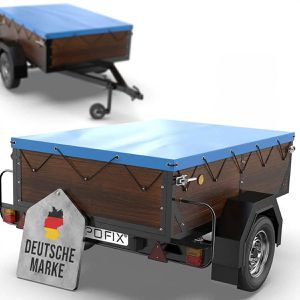 Produktbild für Anhänger-Plane Tarpofix FP21, wasserdichte Flachplane