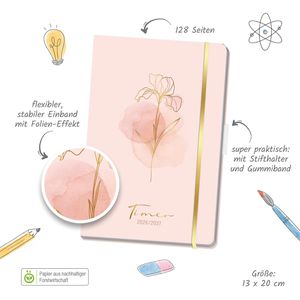 Produktbild für Schülerkalender Trötsch Flexi Calm, Schuljahr 2026/2027
