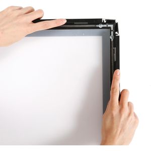Produktbild für Klapprahmen Update-Displays HardLine, 33 mm Profil, DIN A1