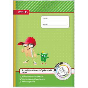 Hausaufgabenheft Roth Kompass, ganzes Schuljahr A4