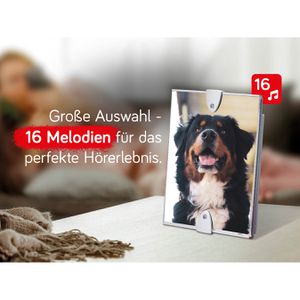 Produktbild für Türklingel Grothe Mistral 600 LED, Klingeldraht oder 500m Funk