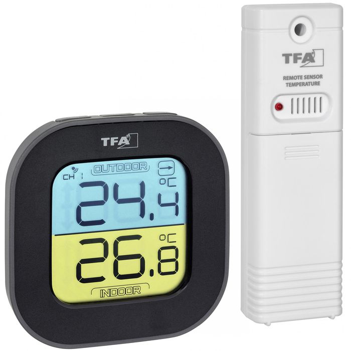 TFA Thermometer 30.3068.01 FUN, innen/außen, digital, inkl. Funk