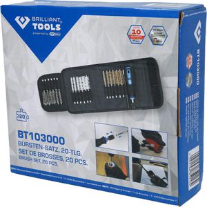 Produktbild für Drahtbürste Brilliant-Tools 20-teiliges Set