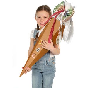 Produktbild für Schultüte Folia 92398 Rohling, Kraftkarton