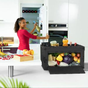 Produktbild für Klappbox Relaxdays 10022590, schwarz, 60 Liter