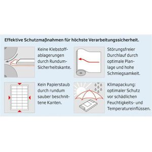 Produktbild für Universaletiketten Herma 4266 Premium, weiß