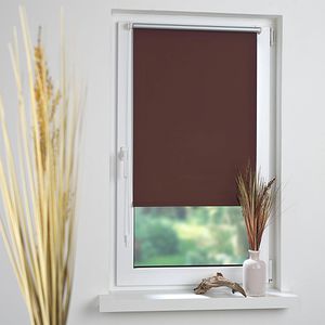Produktbild für Rollo Liedeco Klemmfix, verdunkelnd, dunkelbraun