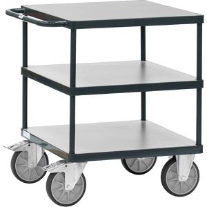 Tischwagen Fetra 2417-7016 Grey Edition, aus Metall & Holz