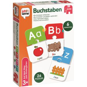 Jumbo Lernspiel 19548, Ich lerne Buchstaben, ab 3 Jahre, 1-4 Spieler