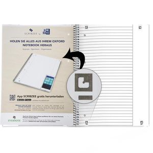 Produktbild für Collegeblock Oxford 100050355, A4