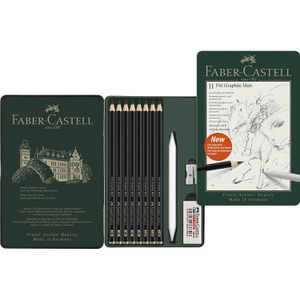 Graphitstifte Faber-Castell 115220, Pitt Matt Set