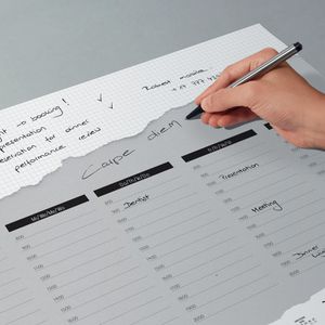 Produktbild für Schreibunterlage Sigel Weekly Planner, mehrfarbig
