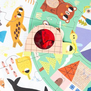 Produktbild für Puzzle Goula 53177, XXL Tiere entdecken