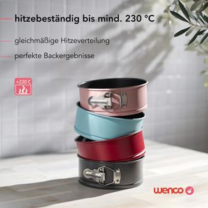 Produktbild für Backform wenco 555432 Mini-Backform, mit Flachboden, aus Stahl