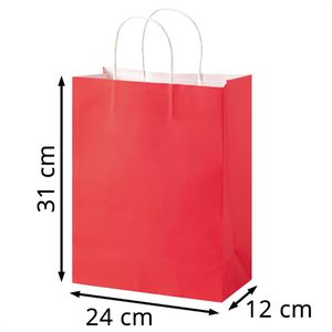 Produktbild für Papiertüten Folia Classic L, 22459, bunt