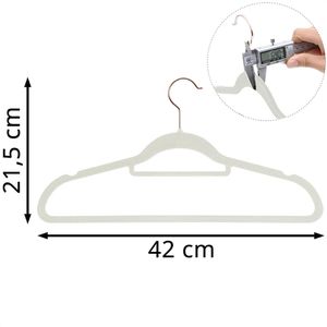 Produktbild für Kleiderbügel Songmics CRF021W02, aus Kunststoff