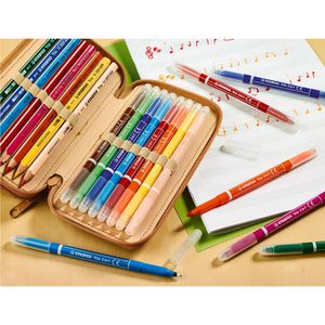 Produktbild für Filzstifte Stabilo Trio 2in1, 222/10