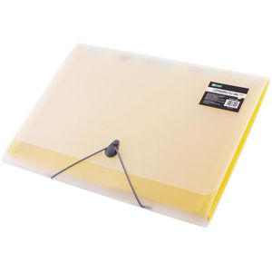 Produktbild für Fächermappe D.RECT 5540, A4, gelb / transparent