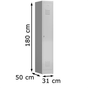 Produktbild für Spind ClassiX X-510110, lichtgrau