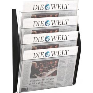 Prospekthalter Helit H62704-95, the arc, schwarz