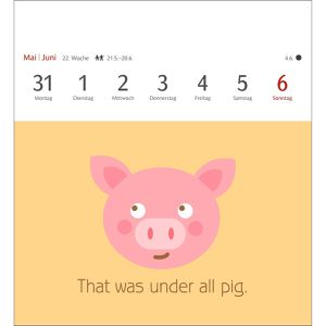 Produktbild für Abreißkalender Harenberg Now I know how the rabbit runs