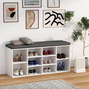Produktbild für Schuhregal VCM Hinsol S, aus Holz
