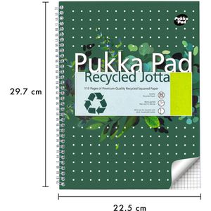 Produktbild für Collegeblock Pukka-Pad Recycled Jotta, A4