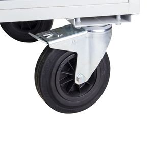 Produktbild für Werkbank ADB 44743, anthrazit, mit Rollen