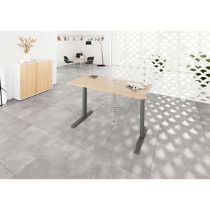 Produktbild für Schreibtisch Hammerbacher XMKA 16, eiche / graphit