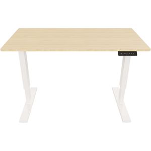 Produktbild für Schreibtisch Bisley E-StarterTech, ahorn / weiß