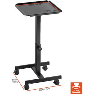 Produktbild für Beamertisch Celexon PT1010B, schwarz, 10 kg Traglast