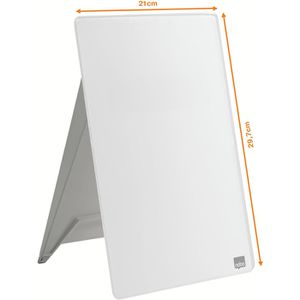 Produktbild für Notizboard Nobo Diamond Glass 1905173, DIN-A4, aus Glas, weiß