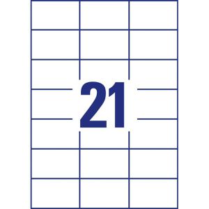 Produktbild für Universaletiketten Zweckform 3652, weiß