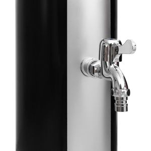 Produktbild für Gartendusche vidaXL 92391, Solardusche, bis 60 °C, silber