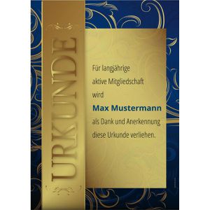 Produktbild für Briefpapier Böttcher-AG Urkunde Gold, A4