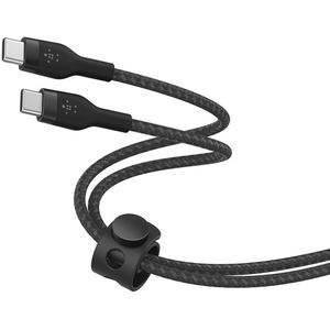 Produktbild für Ladekabel Belkin BoostCharge Pro Flex, schwarz, 2m