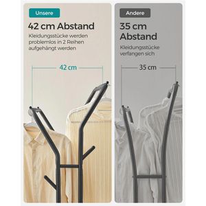 Produktbild für Garderobenständer Songmics HSR107B01, schwarz