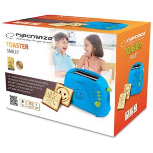 Produktbild für Toaster esperanza Smiley PC, EKT003B