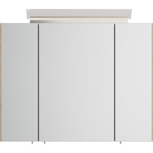 Produktbild für Spiegelschrank Posseik eiche gold