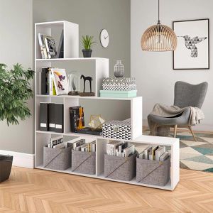 Produktbild für Bücherregal Vicco 55302, weiß