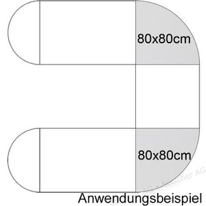 Produktbild für Tischplatte Hammerbacher KP91