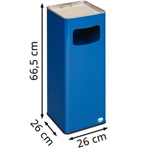 Produktbild für Aschenbecher VAR B25R, 3073, enzianblau, für Outdoor