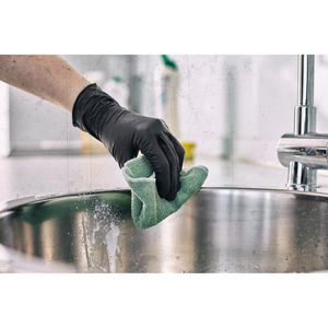 Produktbild für Einmalhandschuhe Gebol Ultra Strong, schwarz, 80 Stück