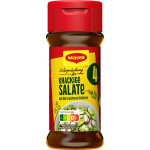 Maggi Gewürzmischung Nr. 4 knackige Salate, für Salate, 60g