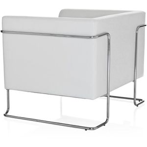 Produktbild für Loungesessel hJh-OFFICE CURACAO, 713360, weiß