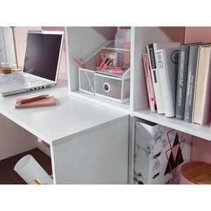Produktbild für Schreibtisch Wohnling WL6.391, weiß / weiß
