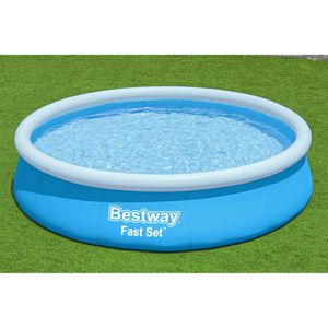 Produktbild für Aufstellpool Bestway 57273 Fast Set blau, rund