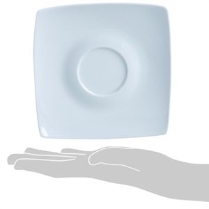 Produktbild für Untertasse Van-Well Java, weiß